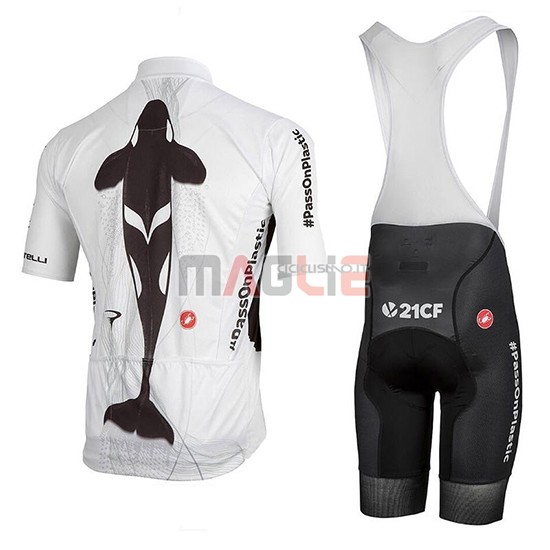 Maglia Sky Manica Corta 2018 Bianco Nero